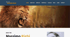 Desktop Screenshot of massimorighi.com