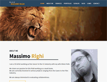 Tablet Screenshot of massimorighi.com